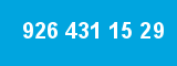 926 431 15 29 926 431 15 29